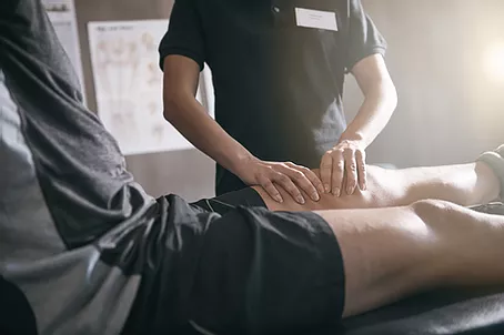 Person enjoying an injury-focused massage in Scottsdale, Arizona